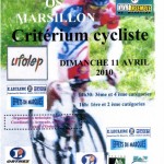 Criterium cycliste 11 Avril 2010